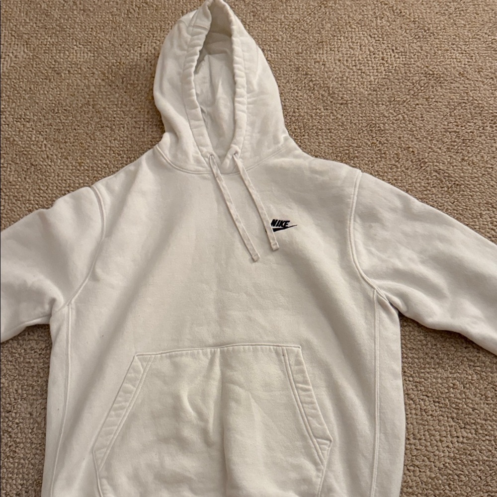 Nike White Hoodie